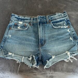Abercrombie & Fitch Distressed Denim Women Shorts